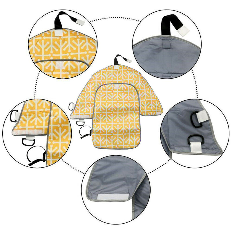 3-in-1 Hands Free Diaper Changing Mat